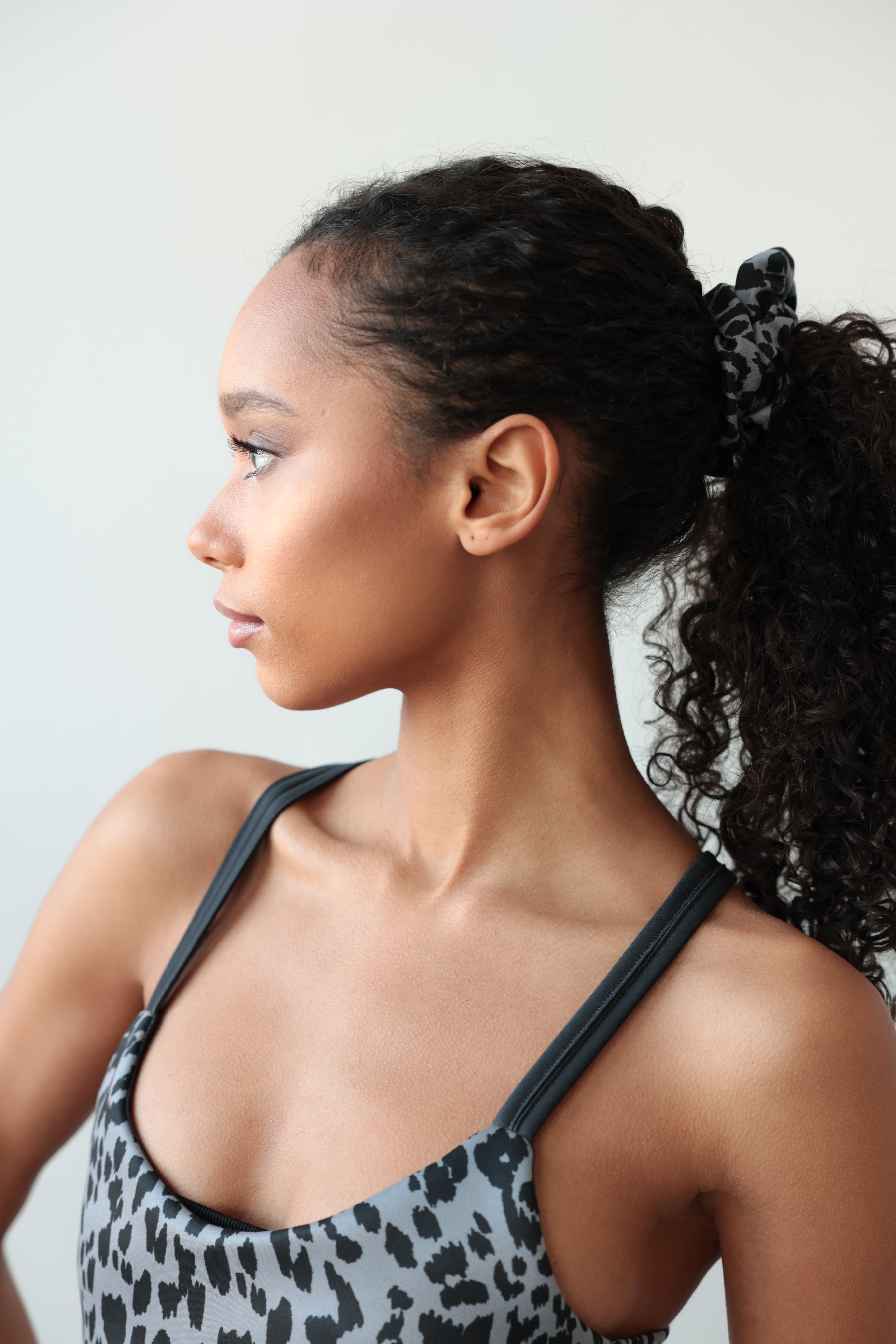 Bra zum Wenden Schwarz & Grauer Leo