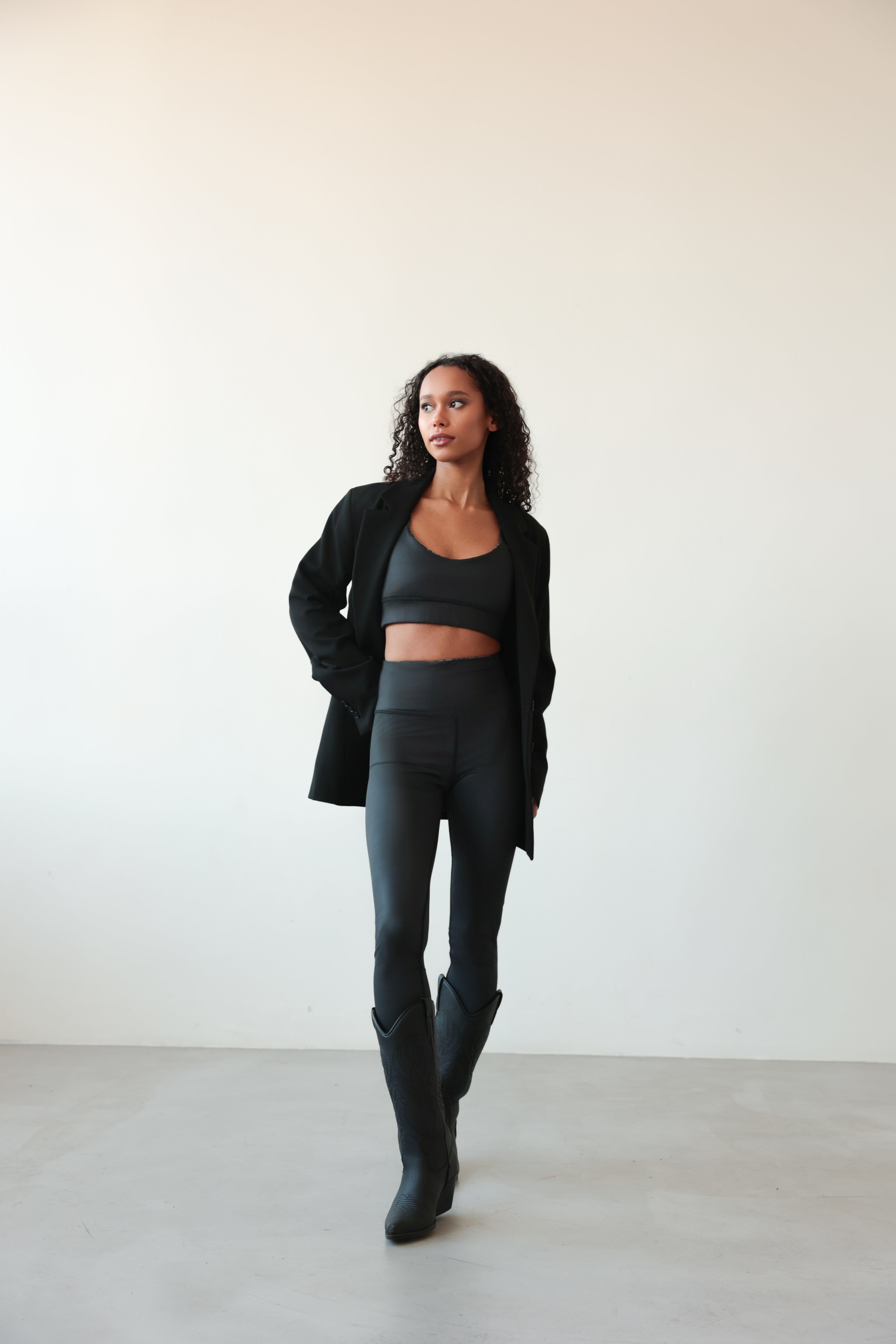 Bra zum Wenden Schwarz & Grauer Leo