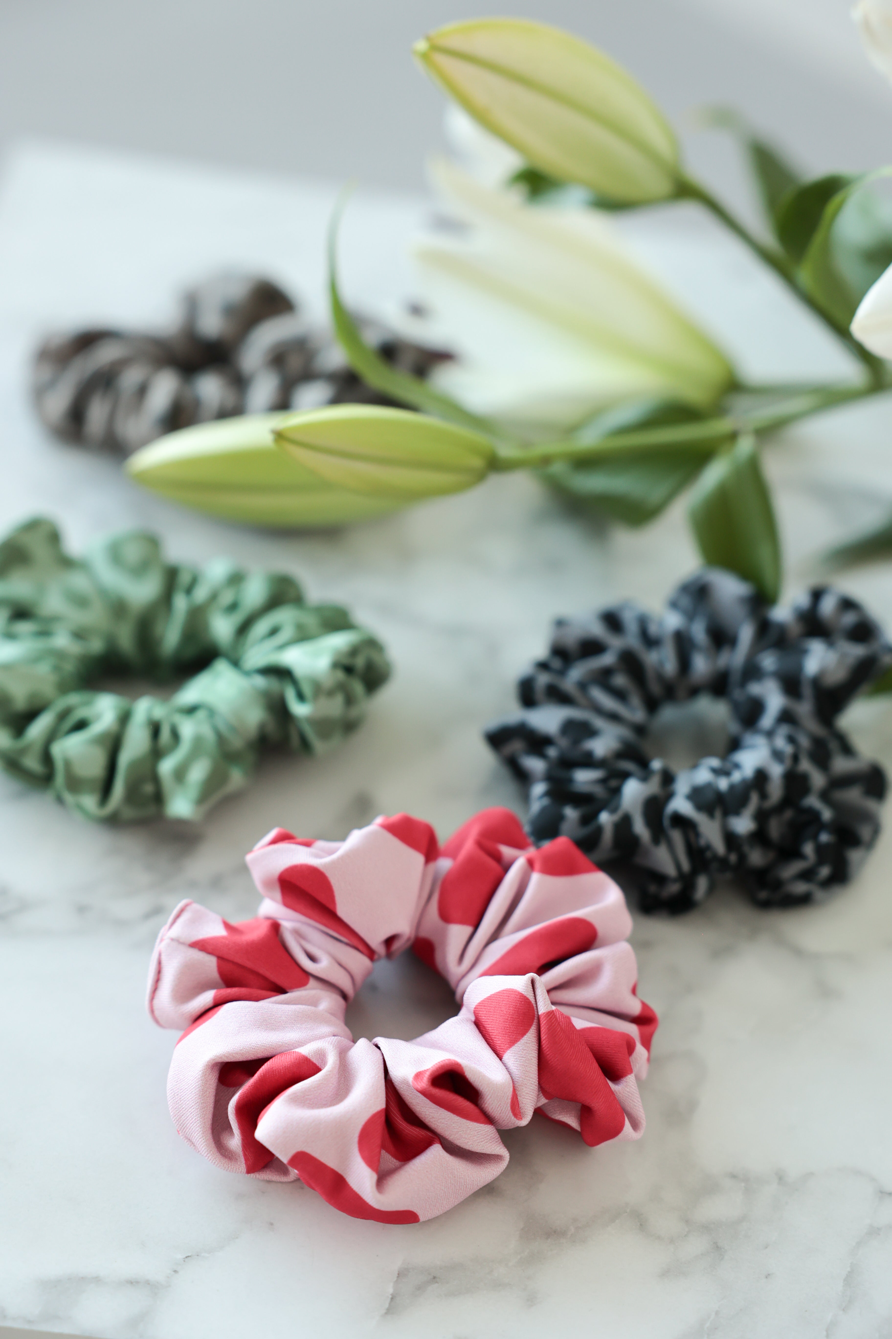 Scrunchie Grauer Leo