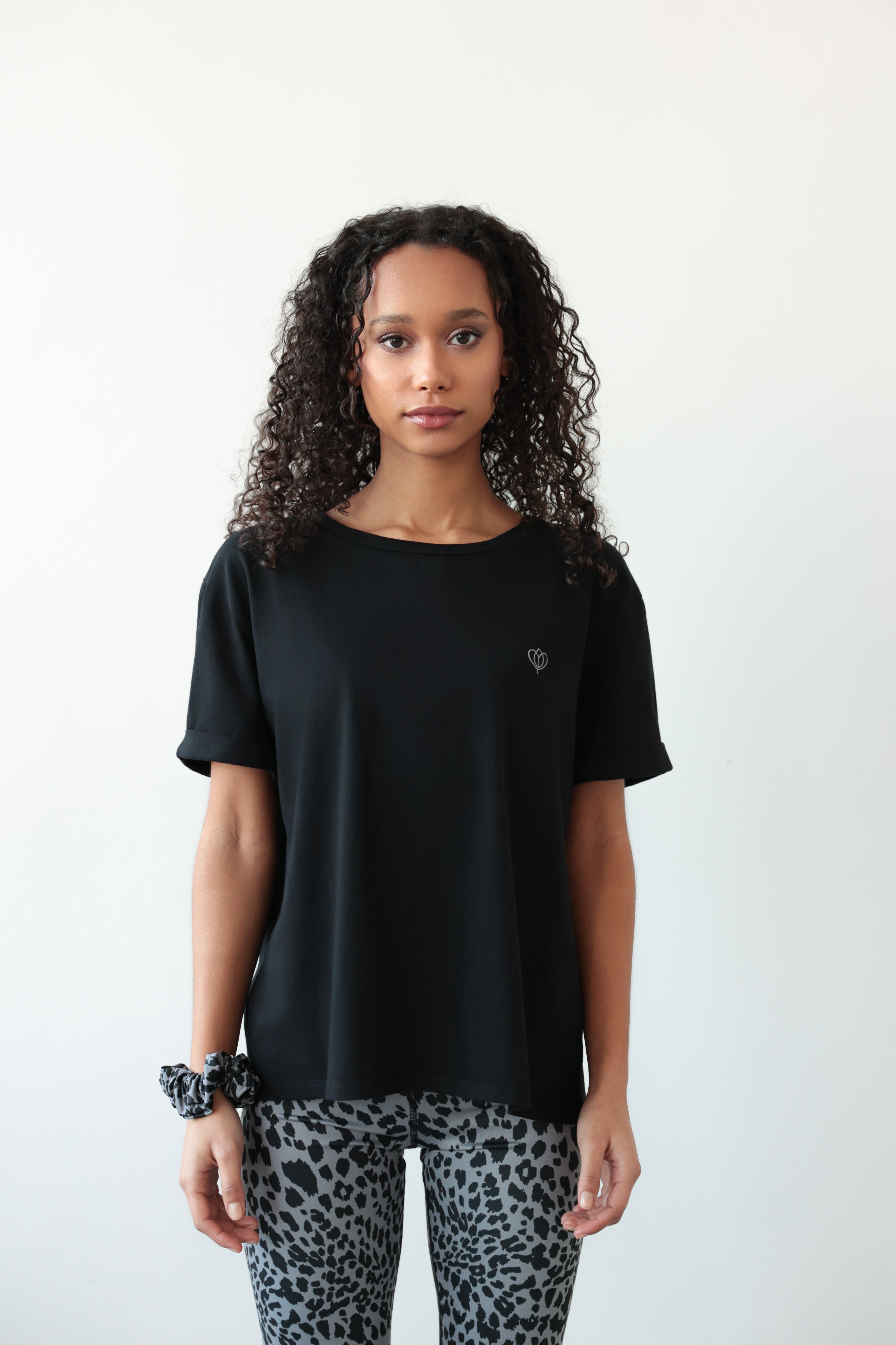 Oversized Shirt Schwarz