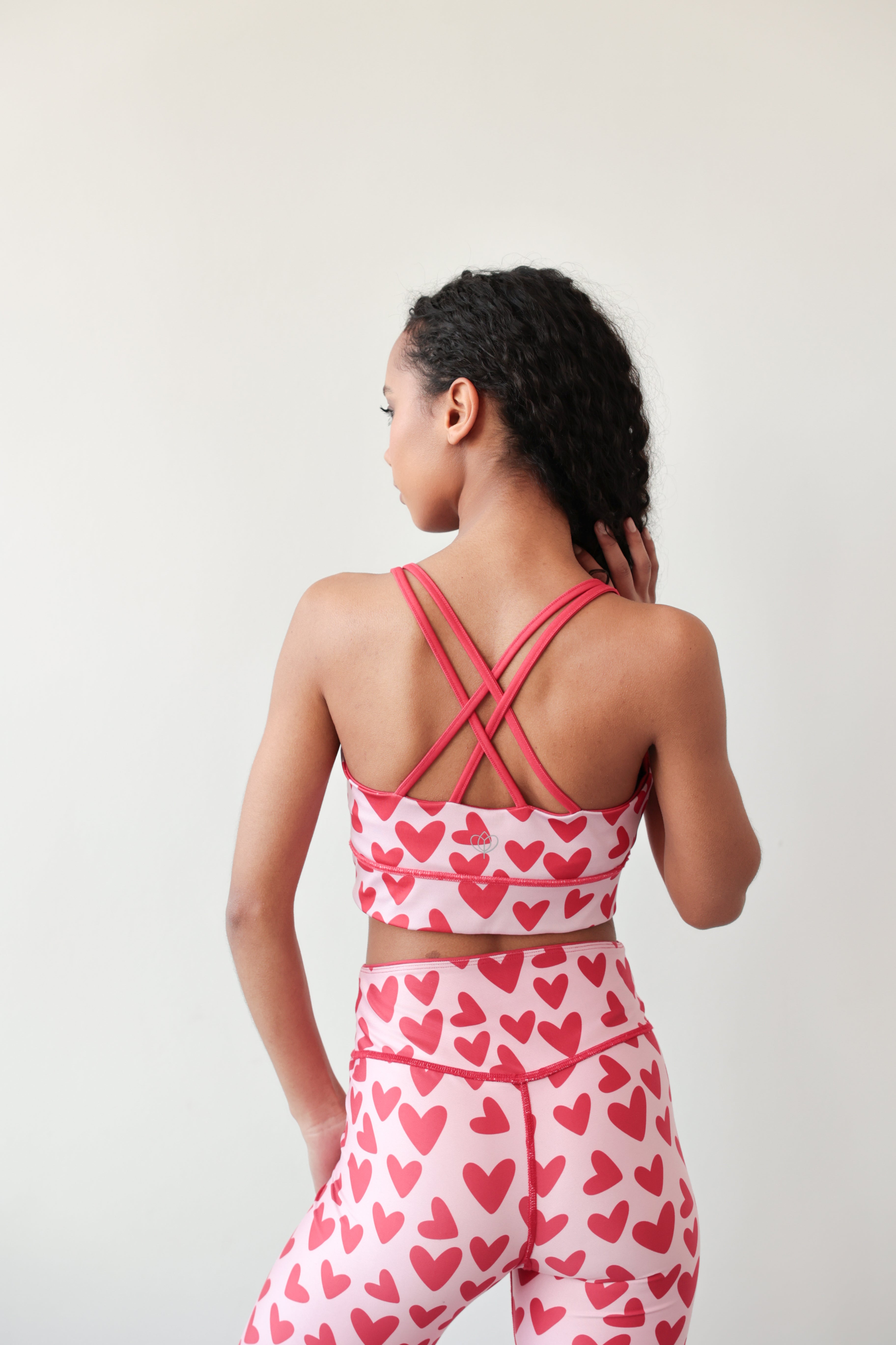 Bra zum Wenden Rot & Herzprint
